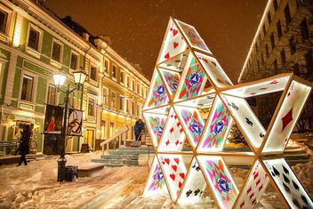 Sculpture of playing cards - Kostenloses image #272311